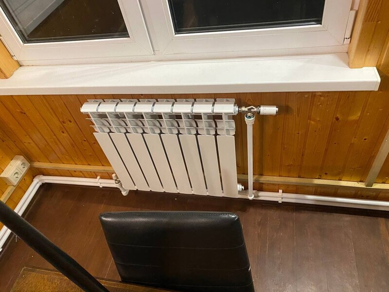 Отопление от газгольдера в Рыбном под ключ - алюминиевые радиаторы